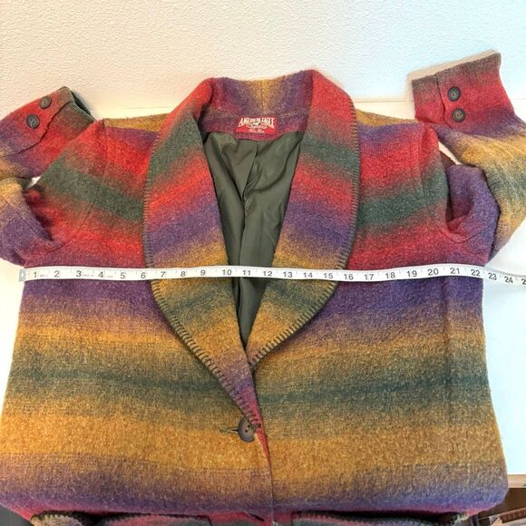 American Eagle Western Style Wool Blend Blazer Jacket Size Medium - Picture 8 of 8